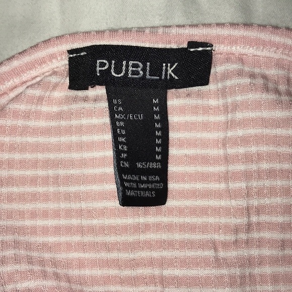 Forever 21 Ribbed Pinstriped Top - Picture 2 of 3